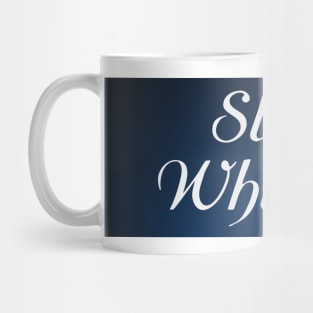 Curvy font only Mug